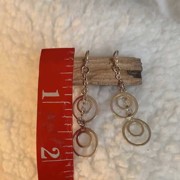 Fun Sterling silver dangle earrings. - Picture 3 of 4